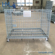 High Quality Galvanised Cargo Storage Iron Wire Mesh Cage Manufacturer